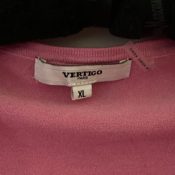 Vertigo Paris Fine Gauge Knit Sweater & Camisole/Pink/One Piece/L/REDUCED PRICE! - Picture 4 of 4